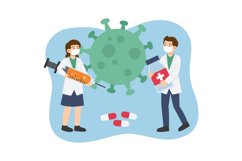 Vaccine Illustrations Product Image 1