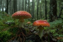 Amanita muscaria. Generate Ai Product Image 1