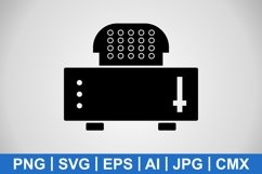 Vector Slice Toaster Icon Product Image 1