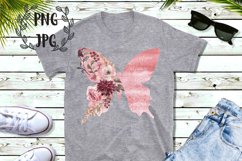 Butterfly sublimation | Floral Watercolor Butterfly Product Image 4