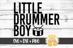 Little Drummer Boy SVG PNG DXF Cutting Files Product Image 2