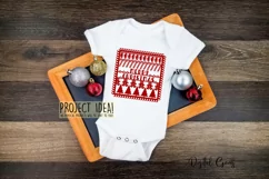 Merry Christmas paper cut design SVG / DXF / EPS / PNG files Product Image 2