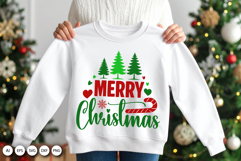 Merry Christmas SVG - Classic Holiday Greeting Design Product Image 5