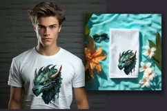 Watercolor Fantasy Dragon design, transparent PNG/JPEG 300dp Product Image 3