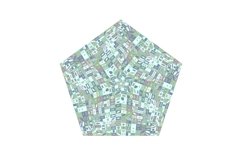 6 Mosaic Pattern Pentagons Product Image 6