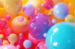 Colorful Spheres Background Wallpaper Product Image 1