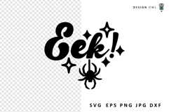 Eek Halloween svg for cricut