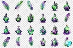 Eerie Elixirs Watercolor Illustrations Product Image 2