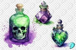 Eerie Elixirs Watercolor Illustrations Product Image 4