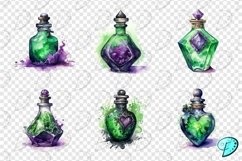 Eerie Elixirs Watercolor Illustrations Product Image 5