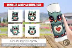 Eerie Owl Journey Tumbler Product Image 1