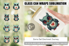 Eerie Owl Journey Glass Can Product Image 1