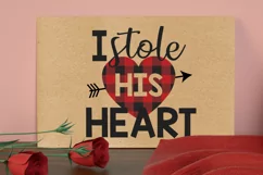 I Stole His Heart Svg, Valentine's Svg, Love svg Product Image 5