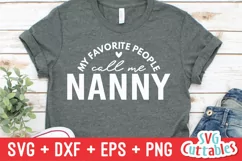My Favorite People Call Me | SVG Cut File | Shirt Design Product Image 4