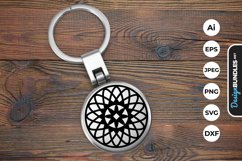 Esoteric Pattern Keychain Product Image 1