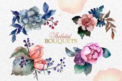 Bouquets Vintage flower Watercolor png Product Image 8