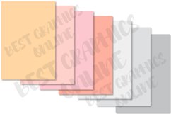 Pastel Baby Colors Digital Papers, Light Soft Colors Paper Product Image 7