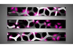 Set banner background for your design. vector graphic design Product Image 1