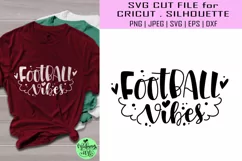 Football vibes svg, football svg Product Image 1