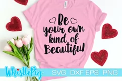 Be your own kind of beautiful svg positive svg be you svg Product Image 1
