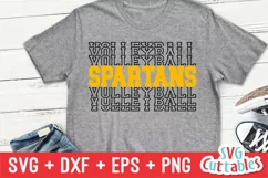 Volleyball SVG | Volleyball Template 0039 | Shirt Design Product Image 3