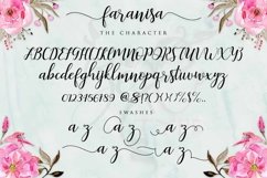 Web Font Faranisa Script Product Image 3