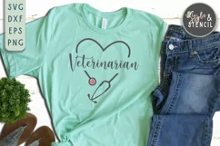 Stethoscope Heart SVG - PNG, DXF, SVG, EPS, Cut File Product Image 5