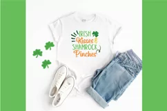 Irish Kisses & Shamrock Pinches SVG File - St. Patrick's Day Product Image 2