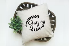 Christmas SVG Cut File - Joy SVG File - Christmas Ornament Product Image 7