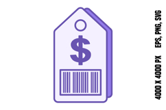 Colored Price Icon Product Image 1