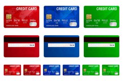 Credit cards. Vector set. Product Image 1