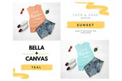 Bella Canvas 8803 Tank Top Mockup Bundle Muscle Top Flat Lay Product Image 2