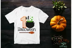 First little baby Halloween, 1st little baby Halloween SVG Product Image 2