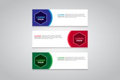 Vector abstract design banner web template. Product Image 1