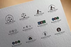 Legal, Law, lawyer, Attorney, Law Office Logo Product Image 3