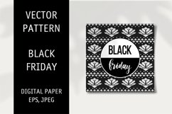 Black Friday Typography. Black Friday Print. Vector Pattern. Product Image 1