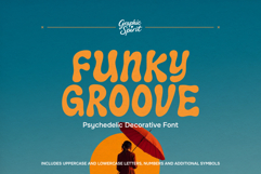 Funky Groove Psychedelic Decorative Font Product Image 1