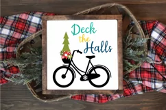 Christmas SVG Cut File - Deck the Halls SVG File Product Image 2