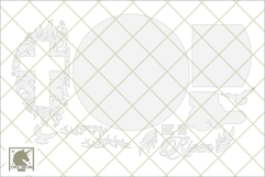 He Is Risen Door Sign SVG | Easter Religious Door Hanger SVG Product Image 2