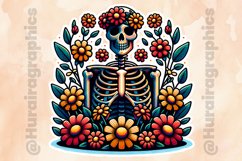 Floral Skull|Printable Animal Sticker Product Image 3