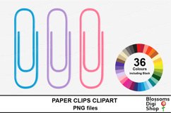 Paper Clips Clipart Product Image 1