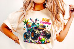 Egg Crusher PNG, Easter Truck, Easter PNG Sublimation, Egg Product Image 2