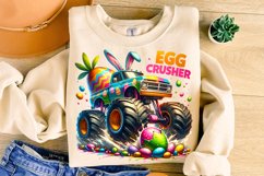 Egg Crusher PNG, Easter Truck, Easter PNG Sublimation, Egg Product Image 3