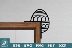 Egg Door Corner Lasercut SVG Product Image 1