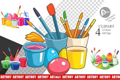 Egg Dye Kit Clipart Product Image 1