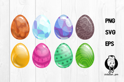 Happy easter egg, egg svg, eps, png Product Image 1