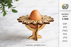 Egg Holders Bundle Laser Cut. Egg Stand. Easter Decor SVG Product Image 2