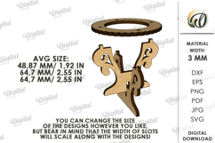 Egg Holders Bundle Laser Cut. Egg Stand. Easter Decor SVG Product Image 5