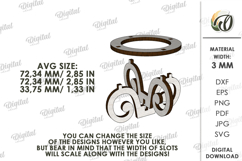 Egg Holder Laser Cut. Egg Stand. Easter Decor SVG Product Image 2