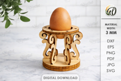 Egg Holders Bundle Laser Cut. Egg Stand. Easter Decor SVG Product Image 8
